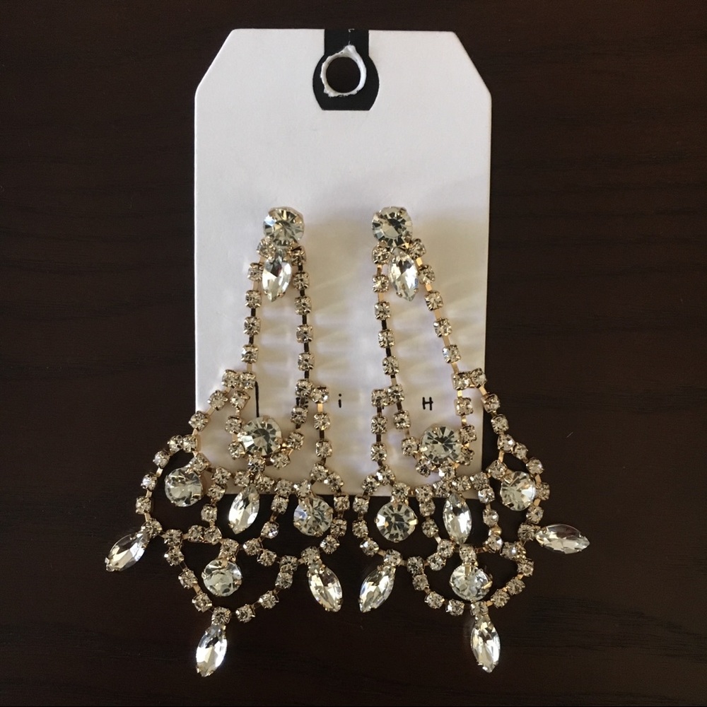 Leith crystal chandelier earrings